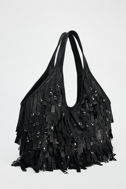 LEATHER FRINGE XL BAG