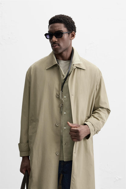 RELAXED FIT TRENCH COAT